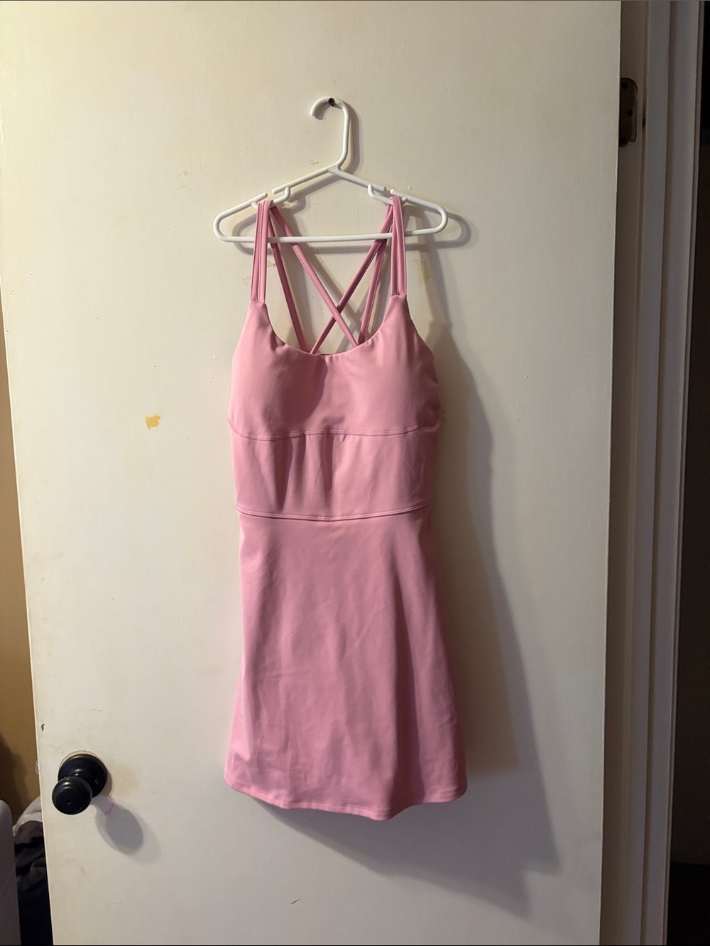 Kohl's Pink Crisscross Back Slip Dress